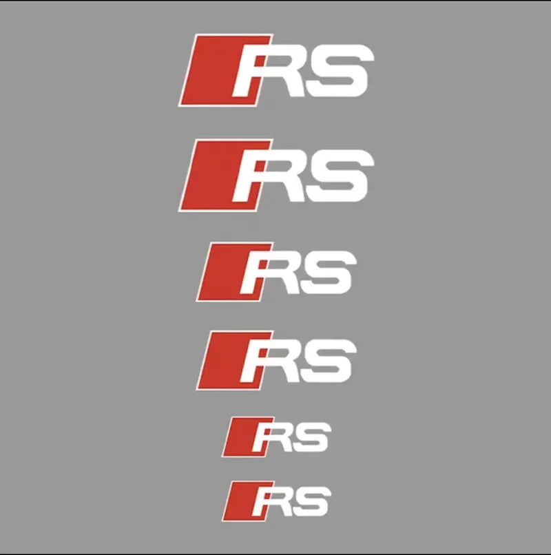 Car Brake Caliper Sticker Heat Resistant Decals Auto Accessories For Audi sline A4 B7 B8 B9 A3 8P 8V 8L A5 A6 C6 C5 C7 4F A1 A7