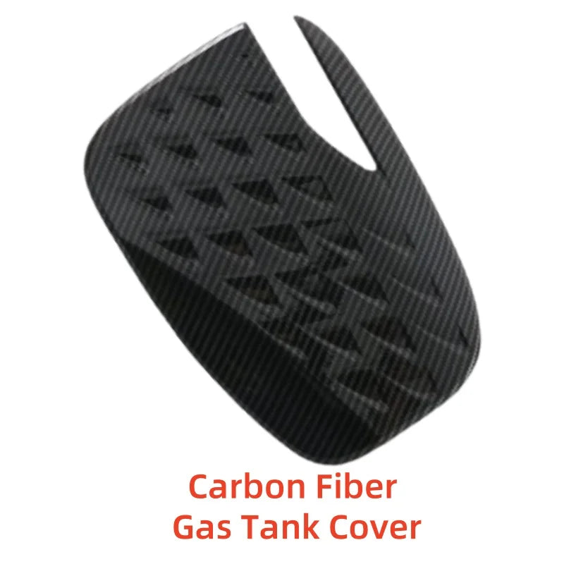 Car upgrade Carbon Fiber Decoration Accessories Gas Tank Covers Cap Exterior Trim Paste Style For BYD Plus ATTO3 Car Stickers