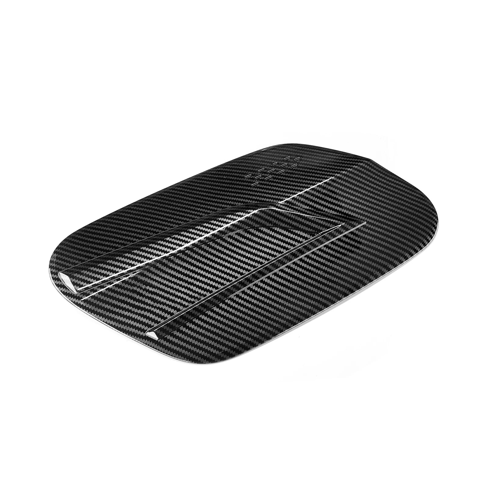 ABS Carbon Fiber Style Fuel Tank Caps Decoration Cover Protective Trim Stickers For VW Golf 8 MK 8 2021-2023