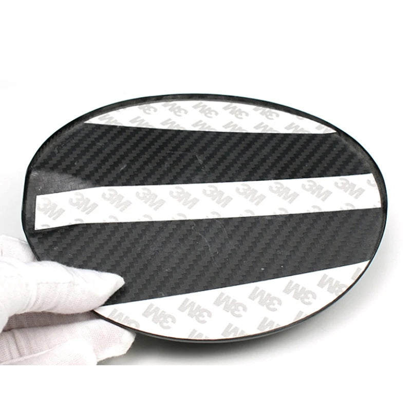 For Fiat 500 Abarth 2012 2013 2014 2015 2016 2017 2018 2019 Car Fuel Tank Conversion Sticker Carbon Fiber Decorative Accessories