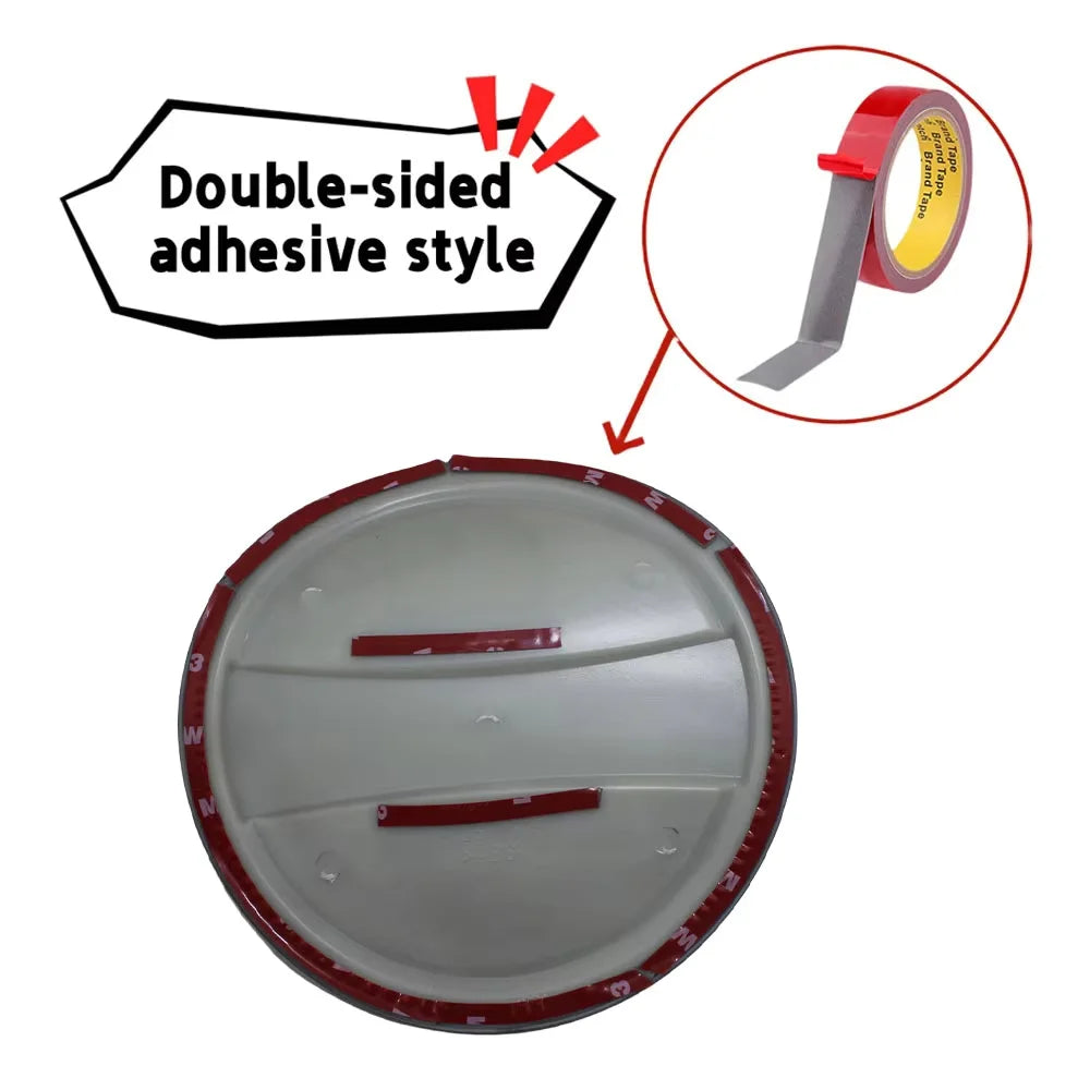 Car upgrade Carbon Fiber Decoration Accessories Gas Tank Covers Cap Exterior Trim Paste Style For BYD Plus ATTO3 Car Stickers