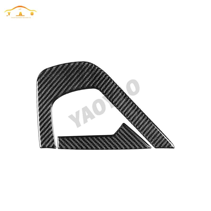 Carbon Fiber For Chevrolet Corvette C7 2014-2019 Car Inner Door Panel Decorative Cover Sticker Accessories