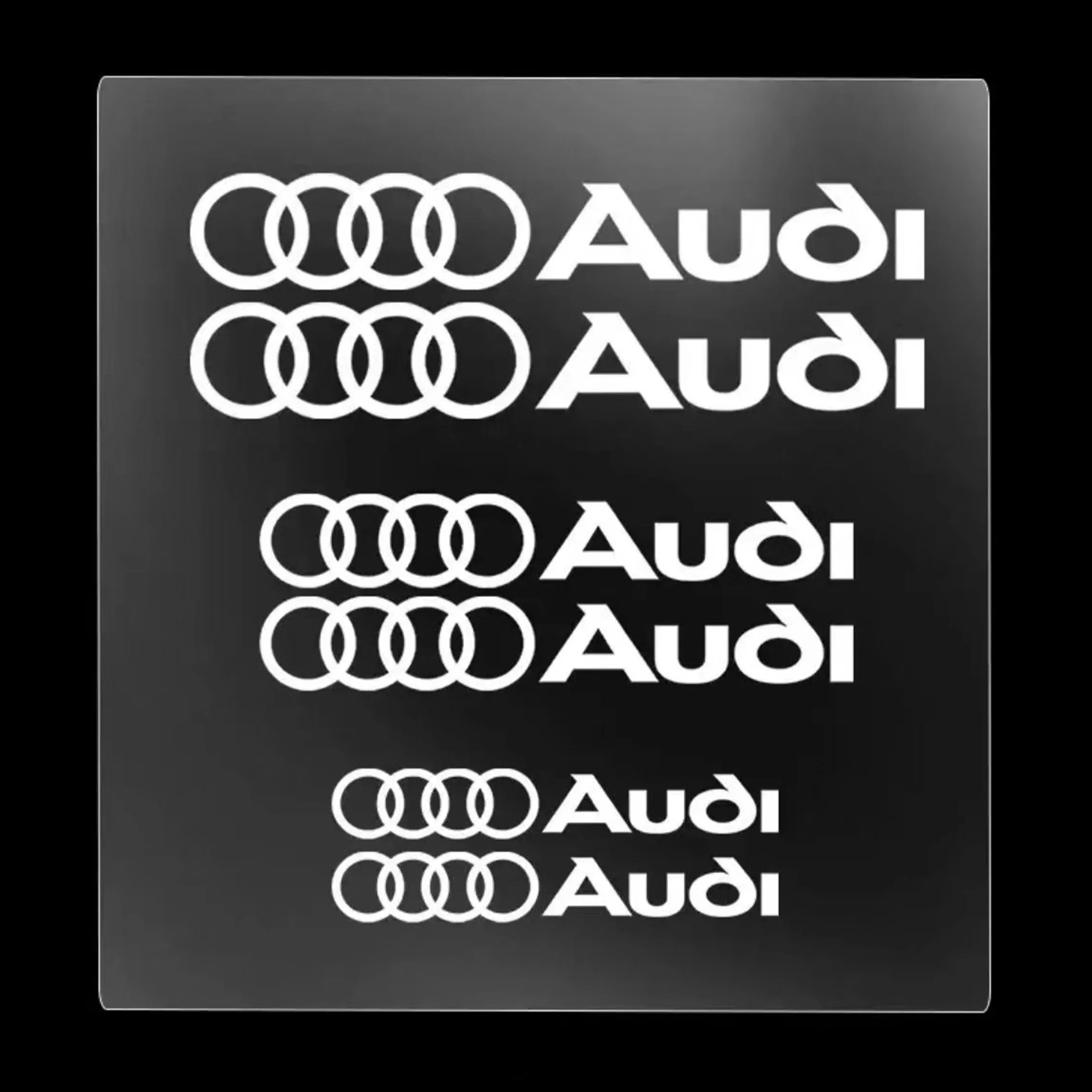 Car Brake Caliper Sticker Heat Resistant Decals Auto Accessories For Audi sline A4 B7 B8 B9 A3 8P 8V 8L A5 A6 C6 C5 C7 4F A1 A7
