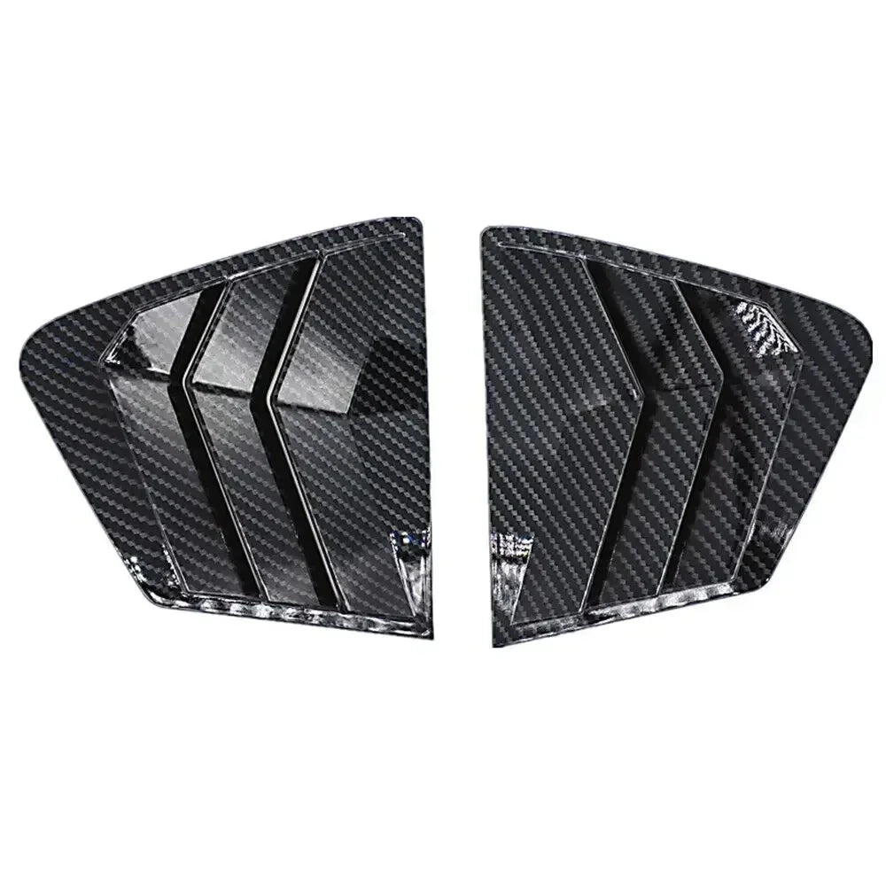 For Honda Civic Sedan 9th 2011-2015 Car Sticker Rear Louver Window Side Shutter Cover Trim Vent Scoop Accessories Decoration