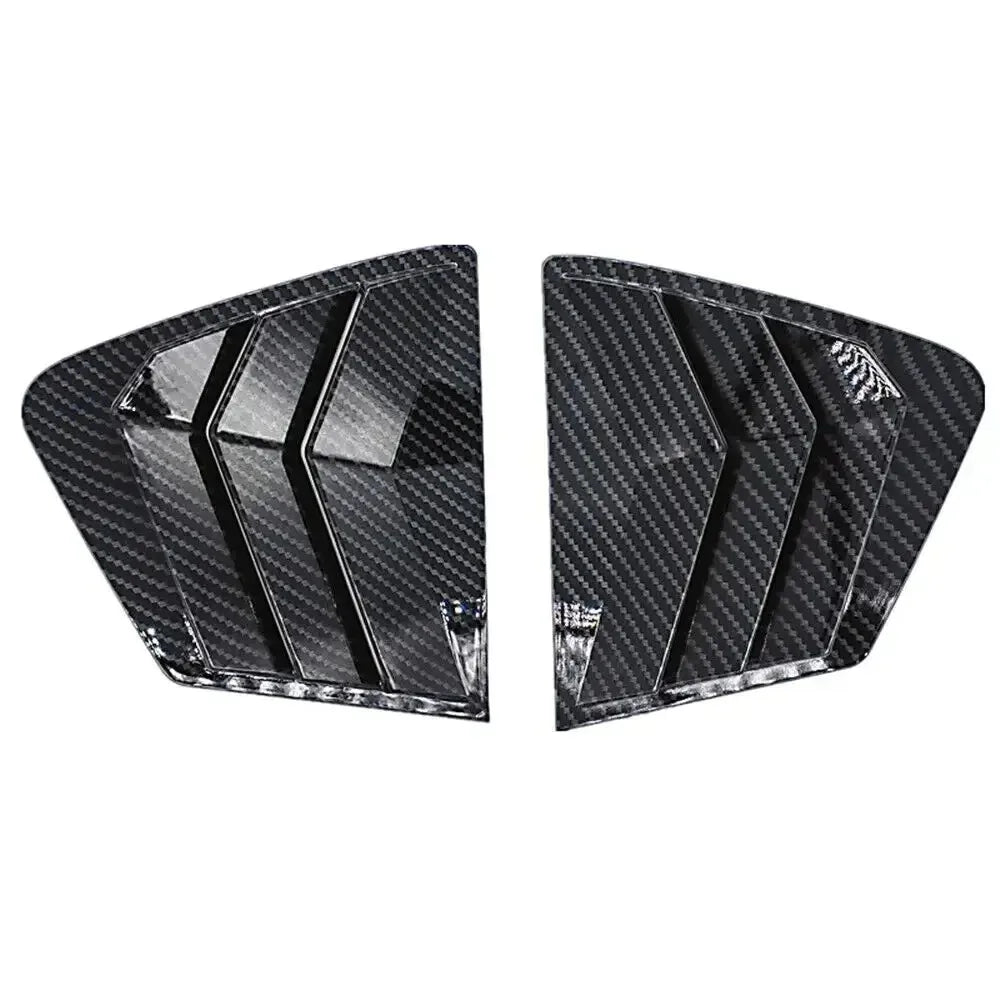 For Honda Civic Sedan 9th 2011-2015 Car Sticker Rear Louver Window Side Shutter Cover Trim Vent Scoop Accessories Decoration