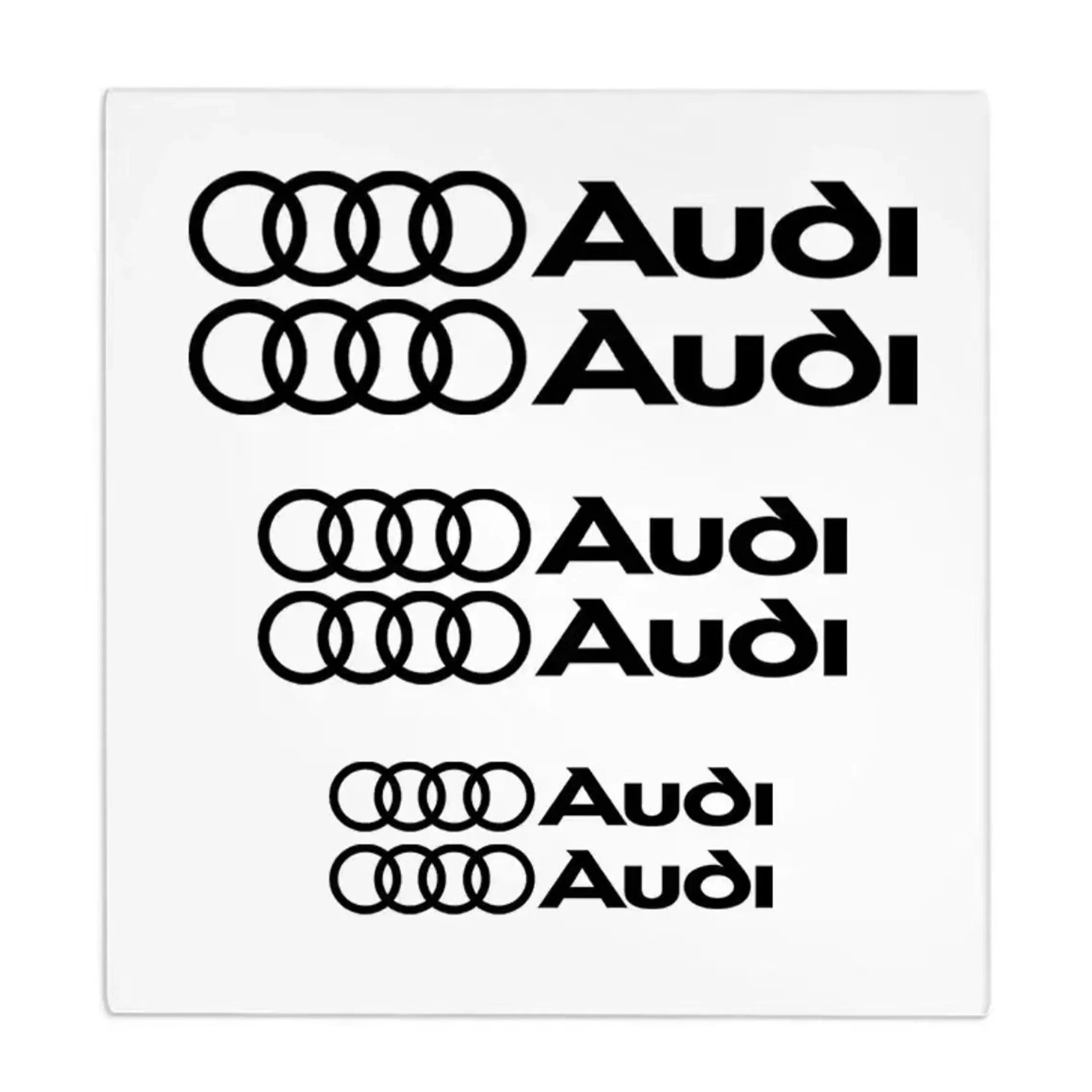 Car Brake Caliper Sticker Heat Resistant Decals Auto Accessories For Audi sline A4 B7 B8 B9 A3 8P 8V 8L A5 A6 C6 C5 C7 4F A1 A7