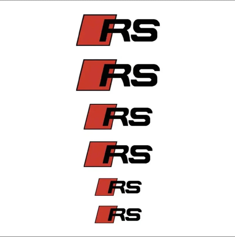 Car Brake Caliper Sticker Heat Resistant Decals Auto Accessories For Audi sline A4 B7 B8 B9 A3 8P 8V 8L A5 A6 C6 C5 C7 4F A1 A7