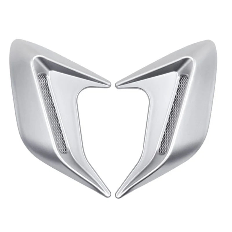 Carbon Fiber Car Shark Gills Fender Side Air Flow Outlet Vent Decoration Sticker Trim Cover Decal Car Styling Universal
